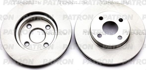 Тормозной диск Patron передний для Toyota Corolla E120, E130 2001-2008. Артикул PBD4367