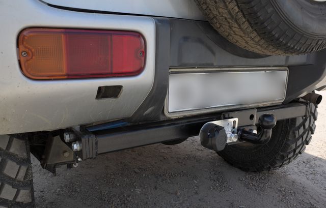 Фаркоп Лидер-Плюс для Suzuki Jimny 1998-2018. Фланцевое крепление. Артикул S403-FC