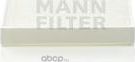 Салонный фильтр Mann-Filter. Артикул CU 2339