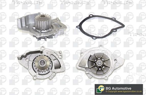 Помпа (водяной насос) BGA для Peugeot 307 I 2004-2009. Артикул CP3380