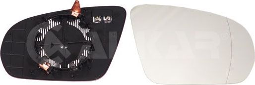 Зеркальное стекло бокового зеркала Alkar правое для Mercedes-Benz GLC I (X253) 2015-2026. Артикул 6432695