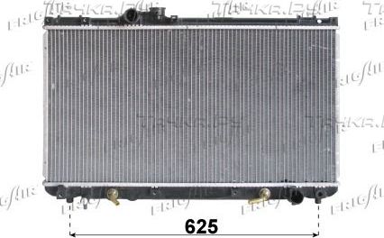 Радиатор охлаждения двигателя FrigAir (алюминий) для Lexus IS I 1999-2005. Артикул 0115.3123