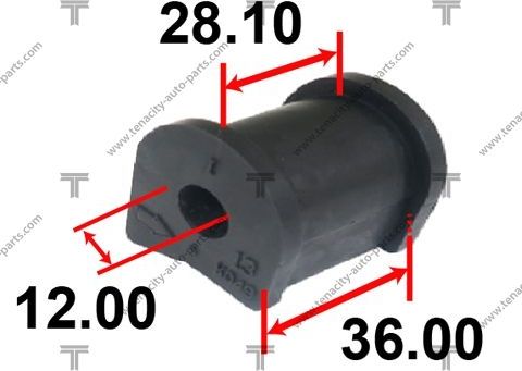 Втулка стабилизатора Tenacity. Артикул ASBTO1004