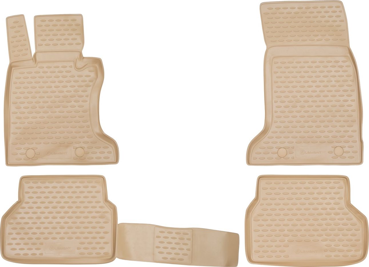 Коврики Element для салона BMW 5 Е60/Е61 седан 2003-2010 БЕЖЕВЫЕ. Артикул NLC.05.09.212k