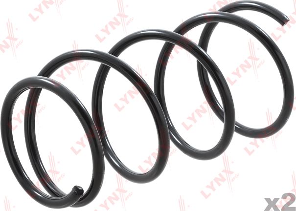 Пружина подвески LYNXauto передняя для Subaru Forester I 1998-2002. Артикул SC-1928