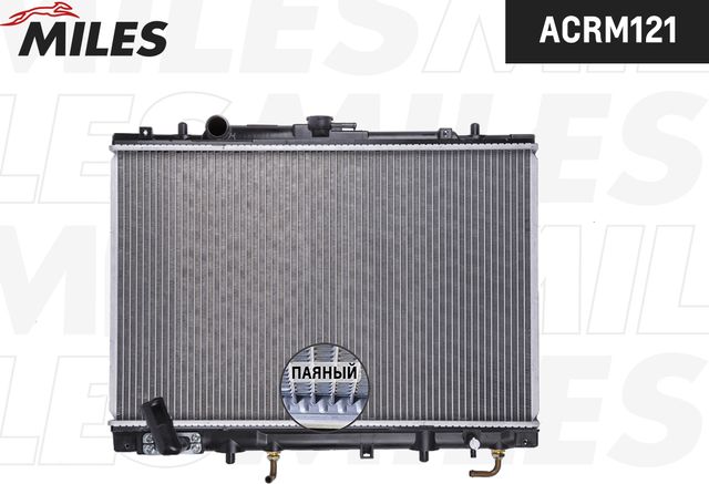 Радиатор охлаждения двигателя Miles для Mitsubishi Pajero Sport I 1998-2008. Артикул ACRB121