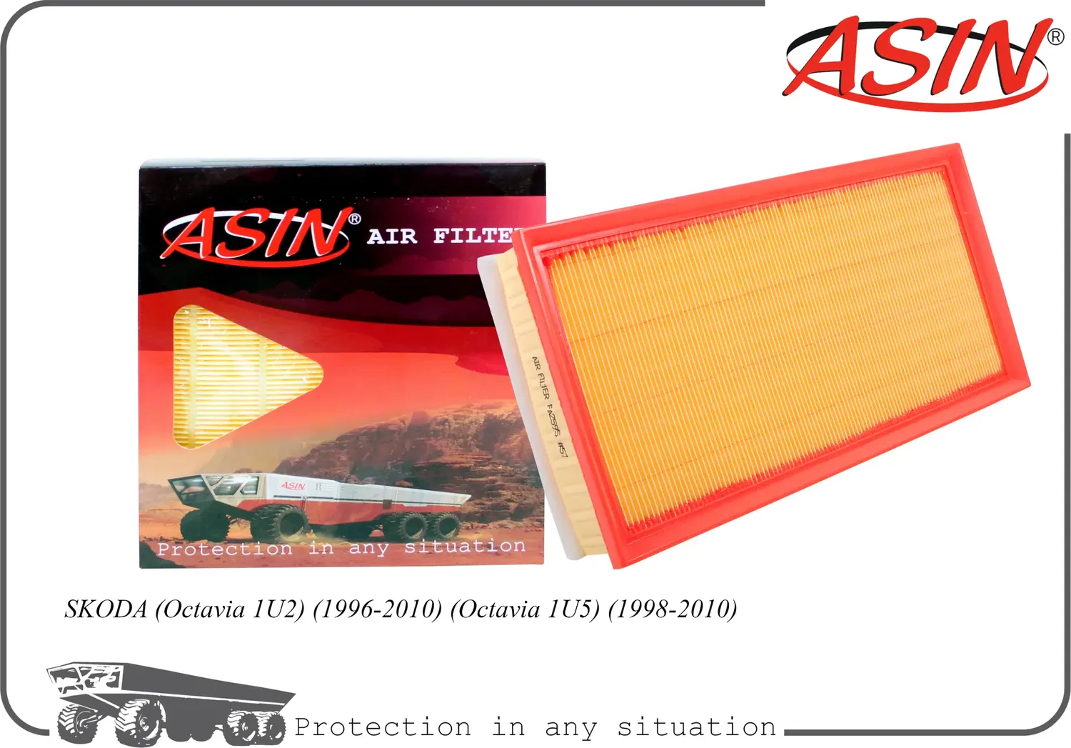 Фильтр воздушный (Asin). Артикул ASINFA2595