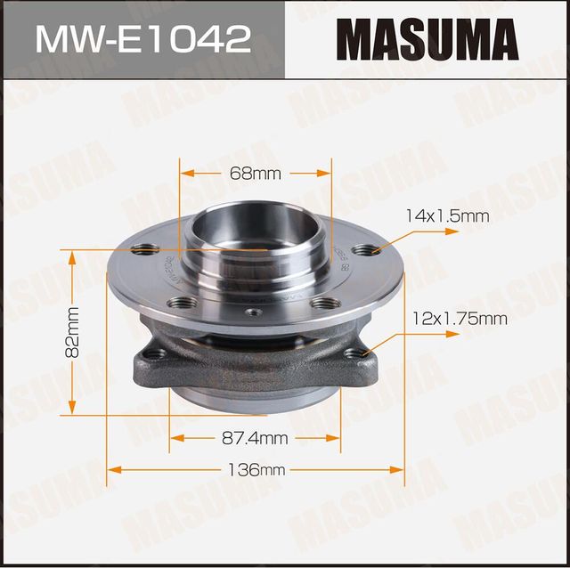 Ступичный узел (Masuma). Артикул MWE1042