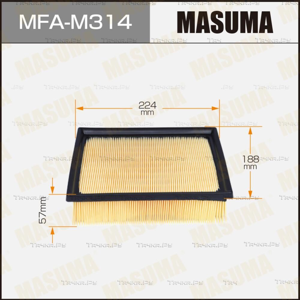 Воздушный фильтр Masuma. Артикул MFA-M314