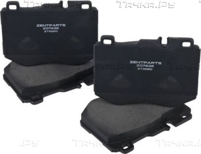 Тормозные колодки Zentparts передние для Opel Commodore B 1972-1978. Артикул Z07632