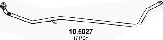 Глушитель Asso для Peugeot 107 I 2005-2014. Артикул 10.5027