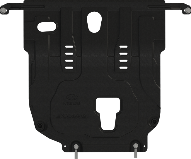 Защита Шериф (2 мм) для картера и КПП Kia Rio IV 2017-2021. Артикул 10.5265 V3