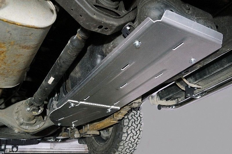 Защита алюминиевая ТСС (4 мм) для бака Dongfeng DF6 Luxury 2022-2026. Артикул ZKTCC00582