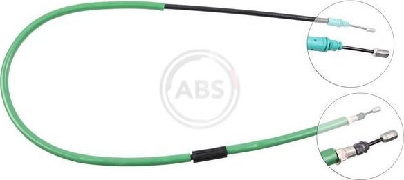 Трос ручника (тросик ручного тормоза) ABS задний правый для Renault Modus I 2004-2012. Артикул K18998