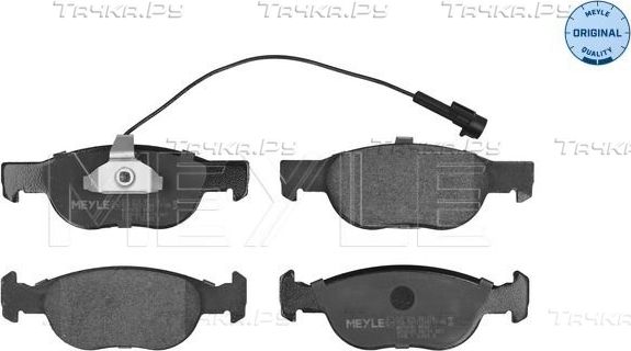 Тормозные колодки Meyle Original передние для Lancia Delta II (836) 1993-1999. Артикул 025 219 3017/W