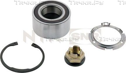 Ступичный подшипник (комплект) NTN / SNR передний для Renault Logan I 2004-2012. Артикул R155.75