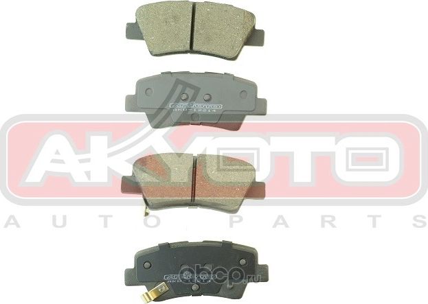 Колодки торм.зад. (Akyoto). Артикул AKD12214