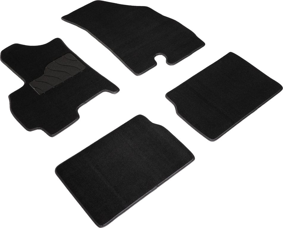 Коврики Seintex ворсовые Lux для салона Exeed LX 2020-2026 ЧЕРНЫЕ. Артикул 98576