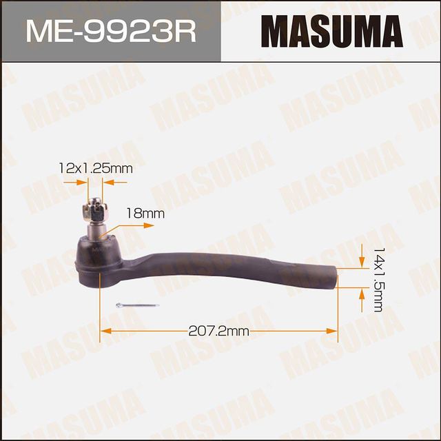 Наконечник рулевой тяги Masuma передний правый для Honda Pilot II 2008-2015. Артикул ME-9923R
