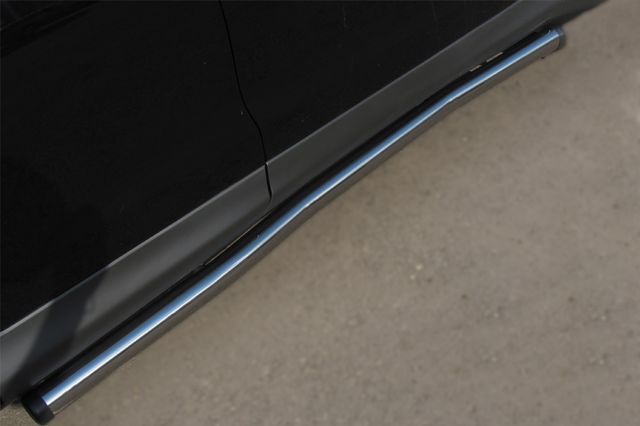 Защита порогов РусCталь труба d63 (вариант 2) для Honda CR-V IV до рестайлинга 2012-2015. Артикул HVT-0013402