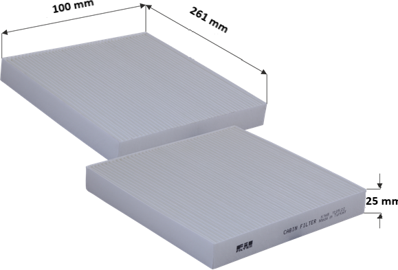 Салонный фильтр FIL Filter. Артикул HC 7183-2