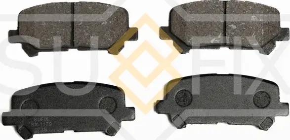 Колодки тормозные дисковые | зад прав/лев | (Sufix). Артикул SX-1179