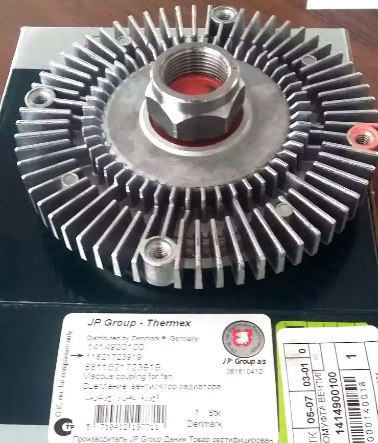 Муфта (вискомуфта) вентилятора JP Group. Артикул 1414900100