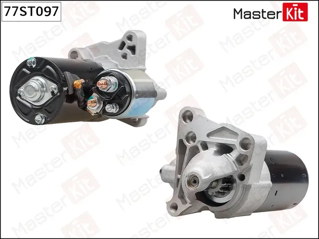 Стартер RENAULT DUSTER, MEGANE II III 2.0 1.2кВт (Master KIT) Master KIT. Артикул 77ST097