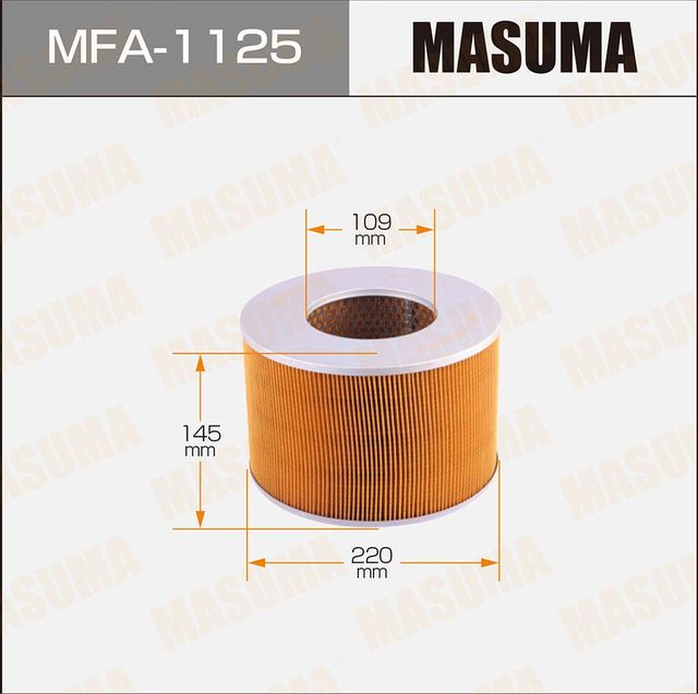 Воздушный фильтр Masuma. Артикул MFA-1125