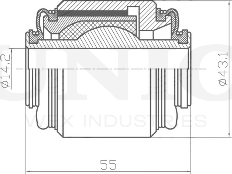 Сайлентблок поворотного кулака (Unio). Артикул RMP-20133
