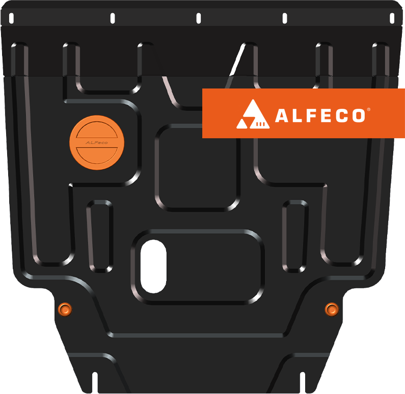 Защита Alfeco для картера и КПП Geely Coolray 2020-2026. Артикул ALF.08.19