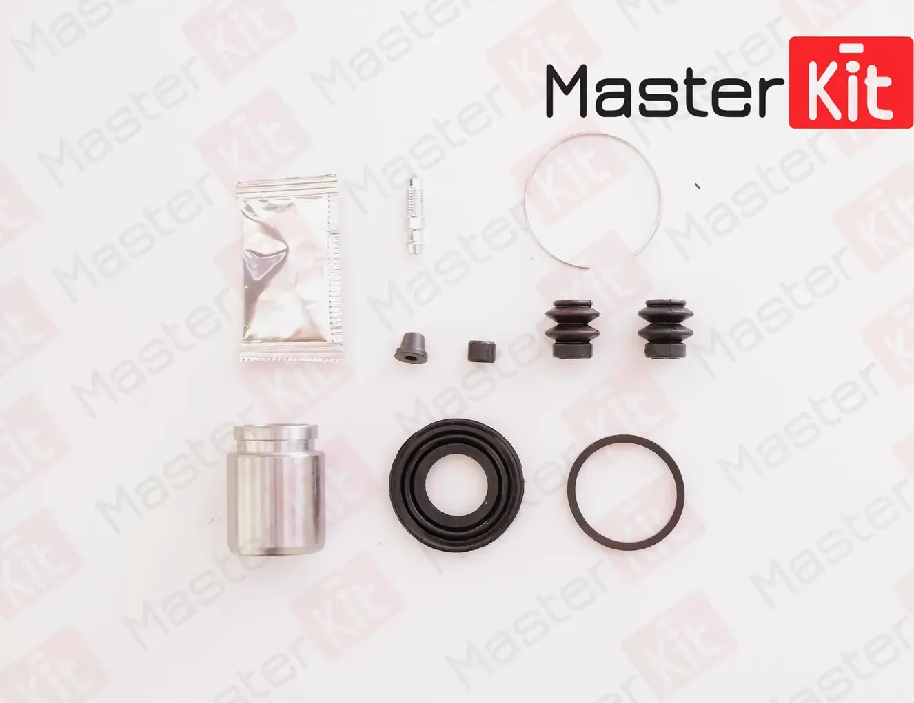 Ремкомплект тормозного суппорта + поршень | зад | (Master KIT). Артикул 77A1569