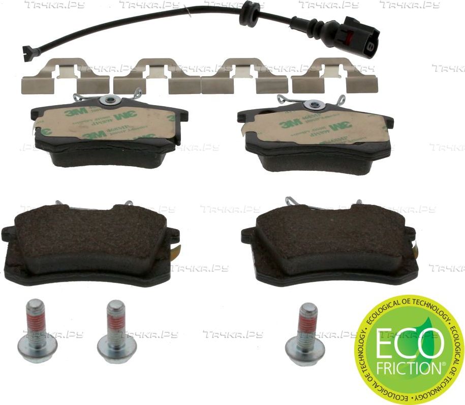 Тормозные колодки Ferodo Premier Eco Friction задние для SEAT Cordoba II 2002-2009. Артикул FDB1645