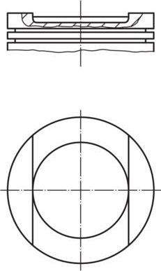 Поршень Mahle для Volkswagen Golf VI 2007-2013. Артикул 028 PI 00144 002