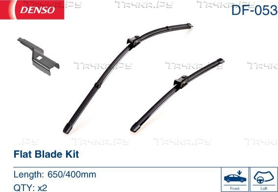 Щетки стеклоочистителя (дворники) Denso передние для Toyota Avensis III 2008-2018. Артикул DF-053