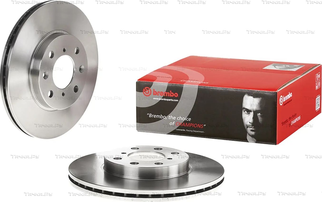 Тормозной диск Brembo передний для Suzuki Swift III 2005-2011. Артикул 09.A271.14