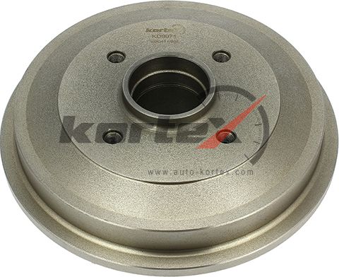 Барабан тормозной CITROEN C2 (03-) задний (1шт.) KORTEX. Артикул KD9071