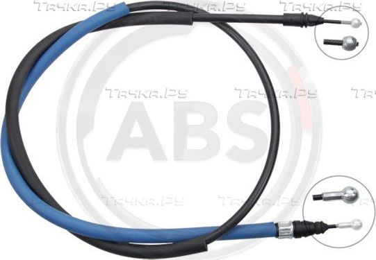 Трос ручника (тросик ручного тормоза) ABS. Артикул K17267
