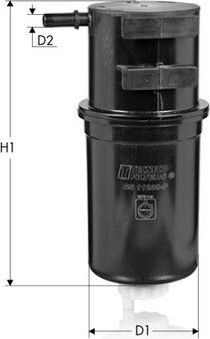 Топливный фильтр  Tecneco Filters. Артикул GS11238P