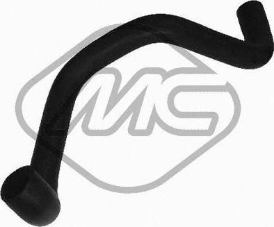 Патрубок радиатора (системы охлаждения) Metalcaucho нижний для Opel Astra G 2000-2005. Артикул 08964