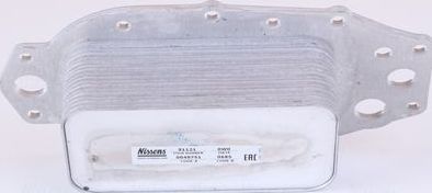 Радиатор масляный (маслоохладитель) для двигателя Nissens (алюминий) нижний для Peugeot 607 I 2004-2011. Артикул 91121