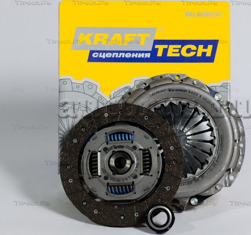 Сцепление (комплект) KraftTech 3P Kit для Volkswagen Touran II 2010-2015. Артикул W00220J