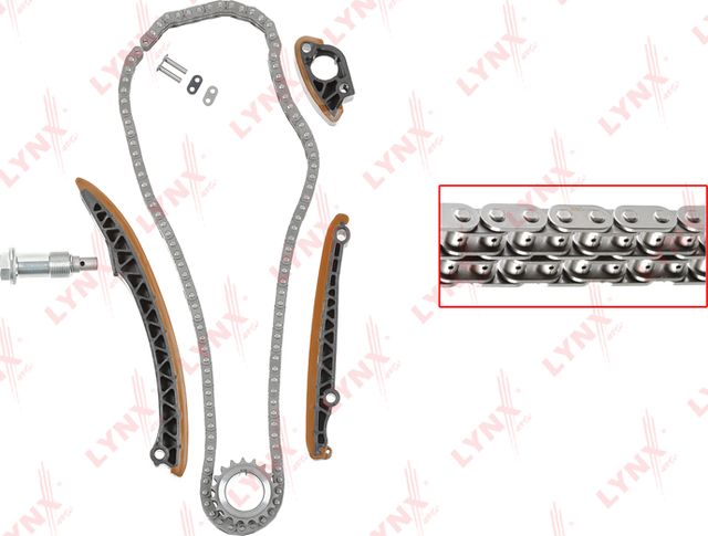 Цепь ГРМ LYNXauto для Mercedes-Benz C-Класс III (W204, C204) 2007-2009. Артикул TK-0172