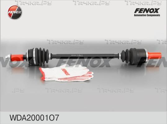 Полуось (привод в сборе, приводной вал) Fenox. Артикул WDA20001O7