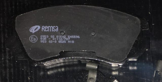 Тормозные колодки Remsa. Артикул 0953.02