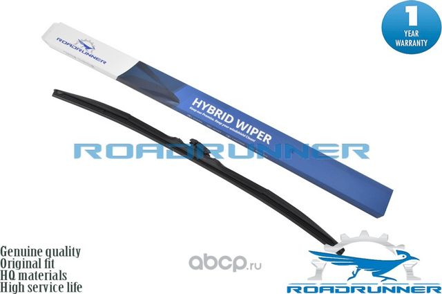 Щетка стеклоочистителя гибридная 600 мм (Roadrunner). Артикул RR600FJH