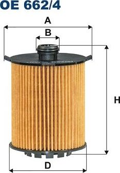 Масляный фильтр Filtron. Артикул OE 662/4