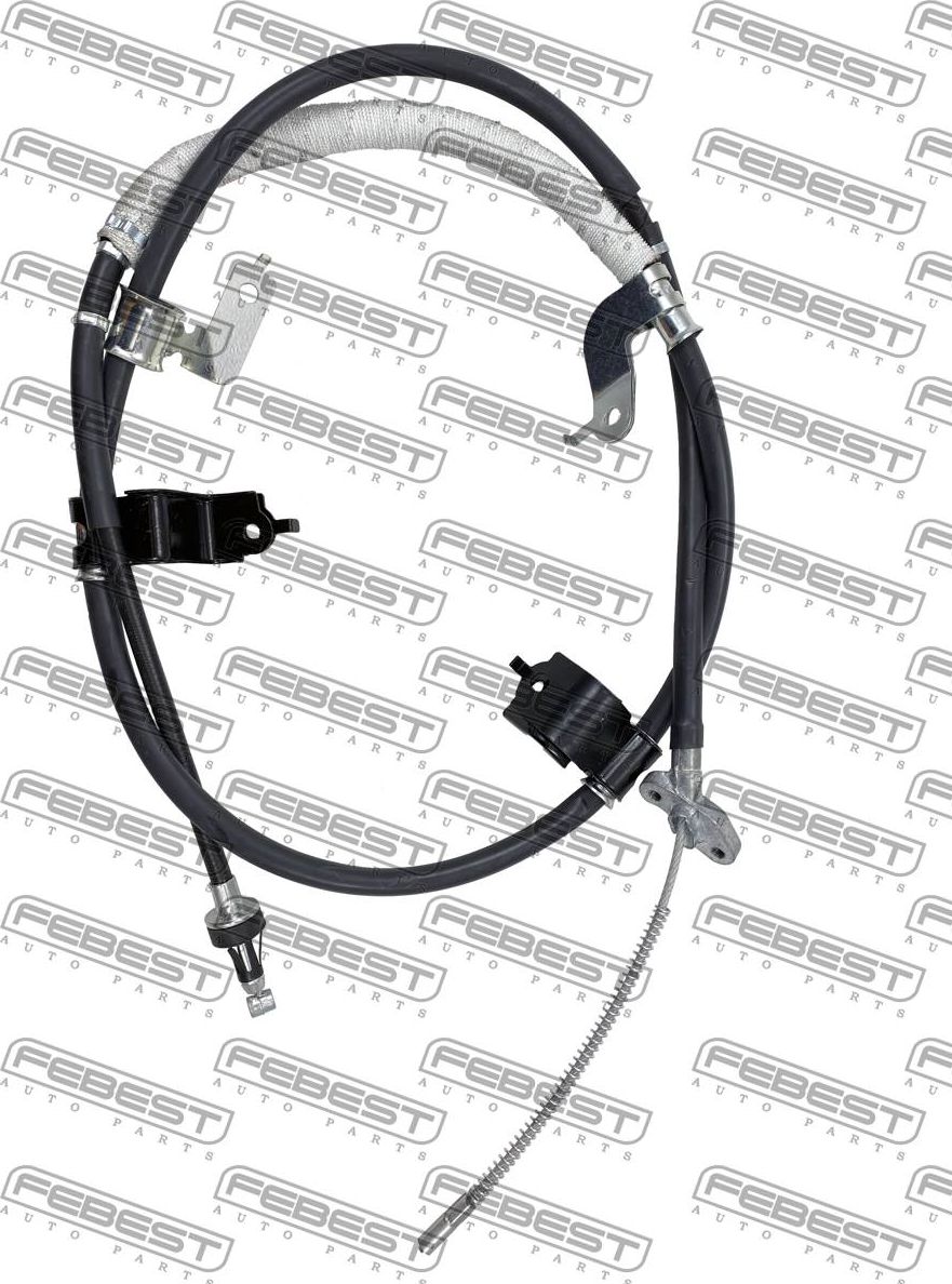 Трос ручника (тросик ручного тормоза) Febest. Артикул 0199-PCGDJ150RH