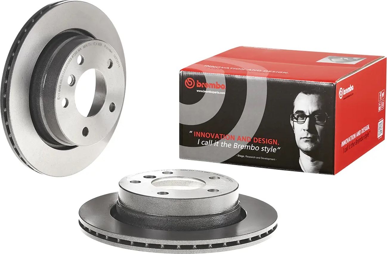 Тормозной диск Brembo PRIME LINE - UV Coated. Артикул 09.7727.11