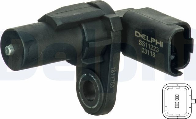 Датчик положения коленвала Delphi для Opel Vivaro A 2001-2014. Артикул SS11223